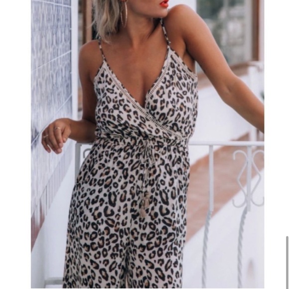 NWT Spell & the Gypsy bohdi jumpsuit leopard size XS - Picture 4 of 15